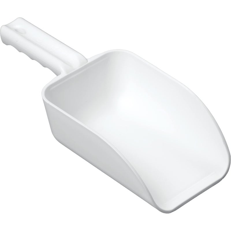 Remco 6400X Color-Coded Plastic Hand Scoop - BPA-Free, Food-Safe Scooper, Commercial Grade Utensils, Restaurant and Food Service Supplies, Large 32 Ounce Size, White
